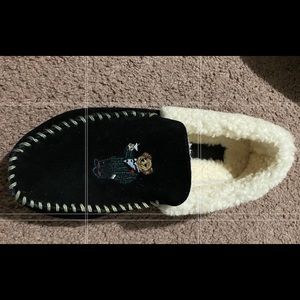 Polo Bear Shearling Moccasins